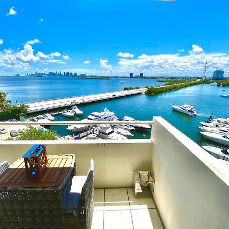 Premium Modern Waterfront Apartment With Miami Skyline View On The Bay 5 Mins Drive To Miami Beach With Free Parking Eksteriør bilde