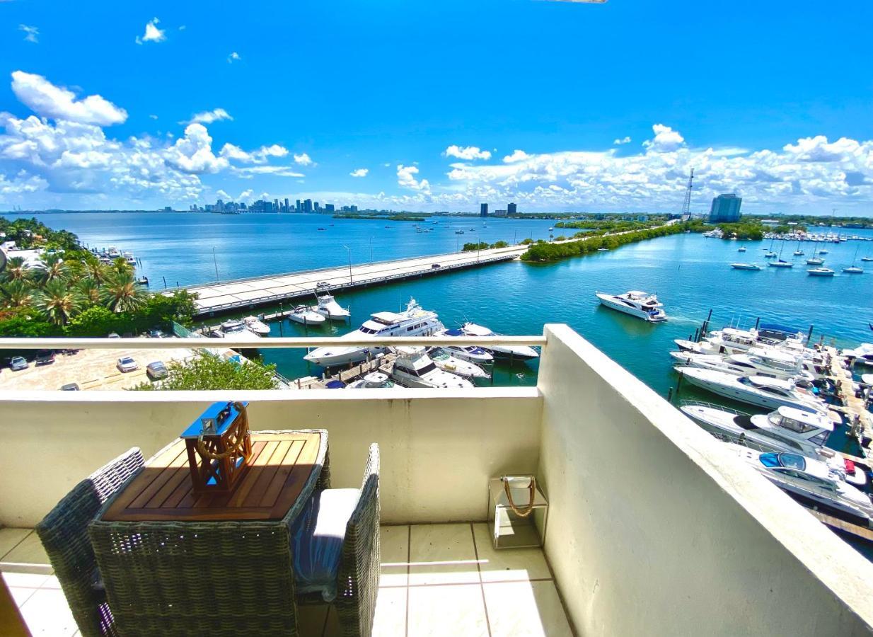 Premium Modern Waterfront Apartment With Miami Skyline View On The Bay 5 Mins Drive To Miami Beach With Free Parking Eksteriør bilde